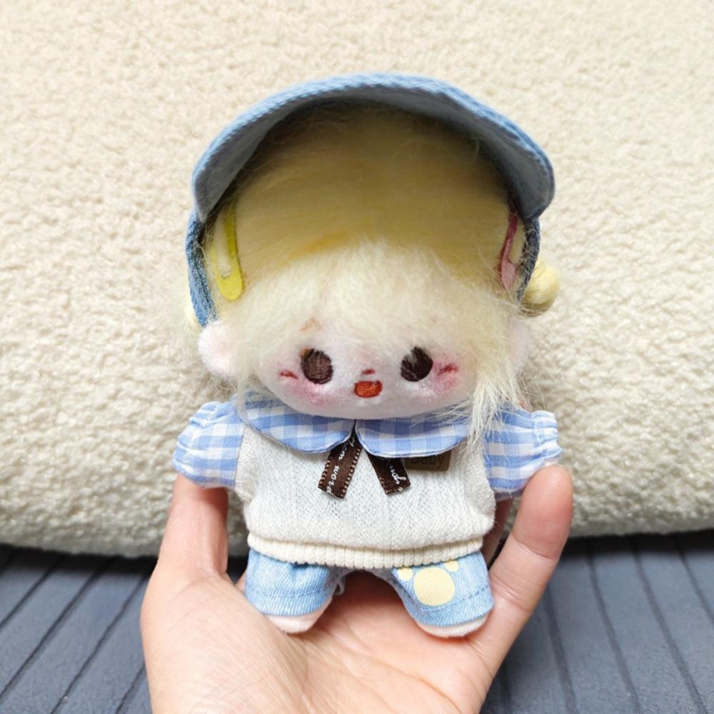 Replacement Games 10CM Cotton Doll Clothes Colorful Doll Outfit Sweater Pant Hat Set  Kids Toys