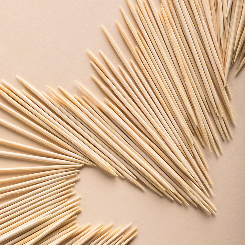 Palillos de Bambú de Doble Punta Flor de Té