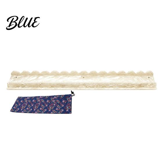 Mahjong Accessory 1/4Pcs Rack with Magnetic Pusher & Storage Bag Scalloped Acrylic Mah Table Organizer Jongg Tile Holder Bar Gift for American