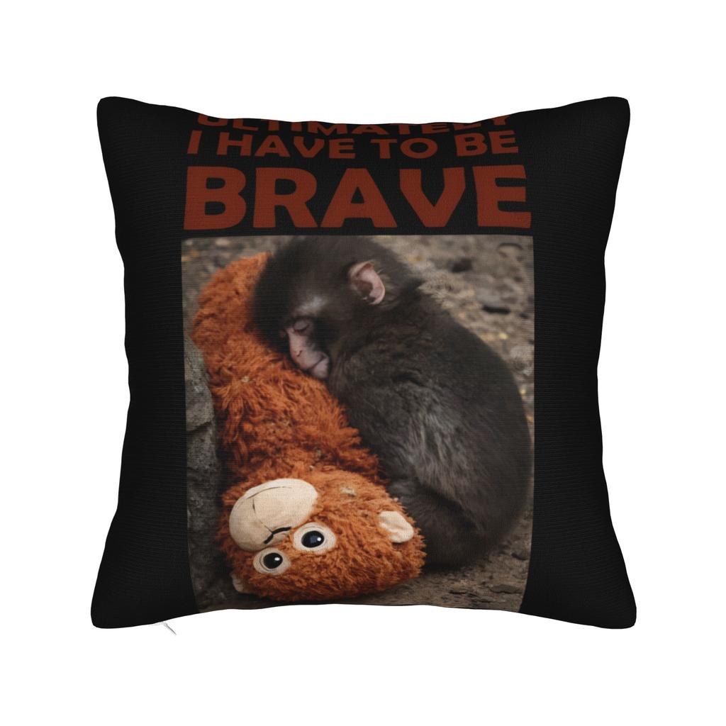Baby Monkey Punch Team Punch Pillow Case Funny Pillow Cover Graphic Pillowcases For Living Room Chair