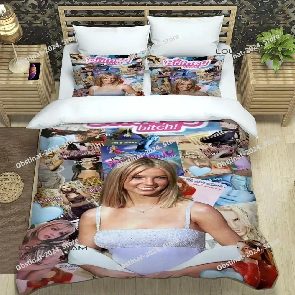 Star Britney Spearsr Bedding Sets exquisite bed supplies set duvet cover bed comforter set bedding set luxury birthday gift