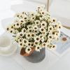 Artificial Flower Silk Small Daisy Hot Sale Wedding Bridal Bouquet Home Room Decoration Outdoor Garden Wreath Festival DIY Gift