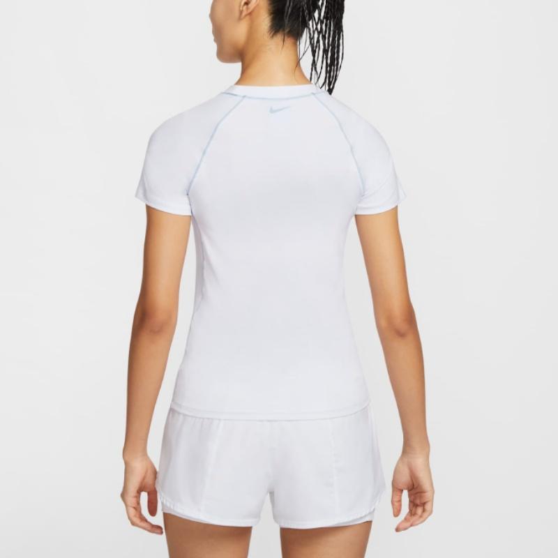 Nike Comfortable Stylish Short Sleeve Raglan T-Shirt Women Tops White IF0618100