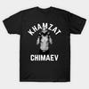 Taglia Asiatica T-shirt Unisex in Cotone T-shirt Stampata T-shirt Khamzat Chimaev Stampa No-Cut Vestibilità Regolare