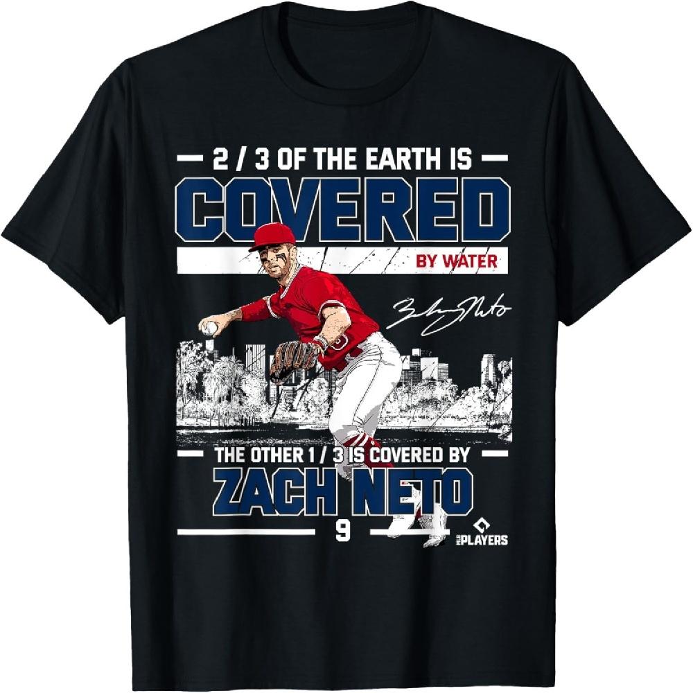 

Covered Zach Neto Los Angeles MLBPA T-Shirt XXXXXL чёрный