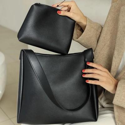 Neuankömmling: Vielseitige Retro-Mode Damen-Schulter-Bucket-Bag mit großem Fassungsvermögen