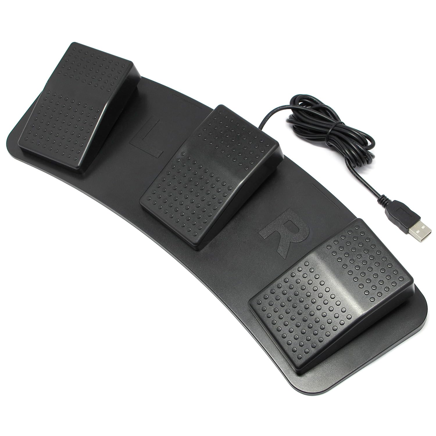 

Root R USB foot pedal mouse operation 3-way switch, compatible, RI-FP3BK-AN чорний