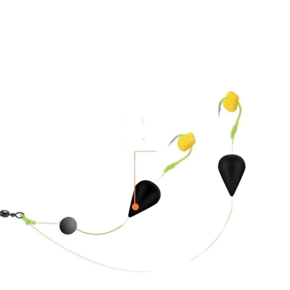 

Hooks Fishing Hair Rigs Hook floating Ready-to-Use Anti Bottom fishing accessory Fishing Tackle 12#