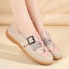 Damensandalen Sommer-Essentials Mary Jane Strand-Flats Bequeme weiche Gehsandalen Römische Sandalen für Mädchen Übergröße