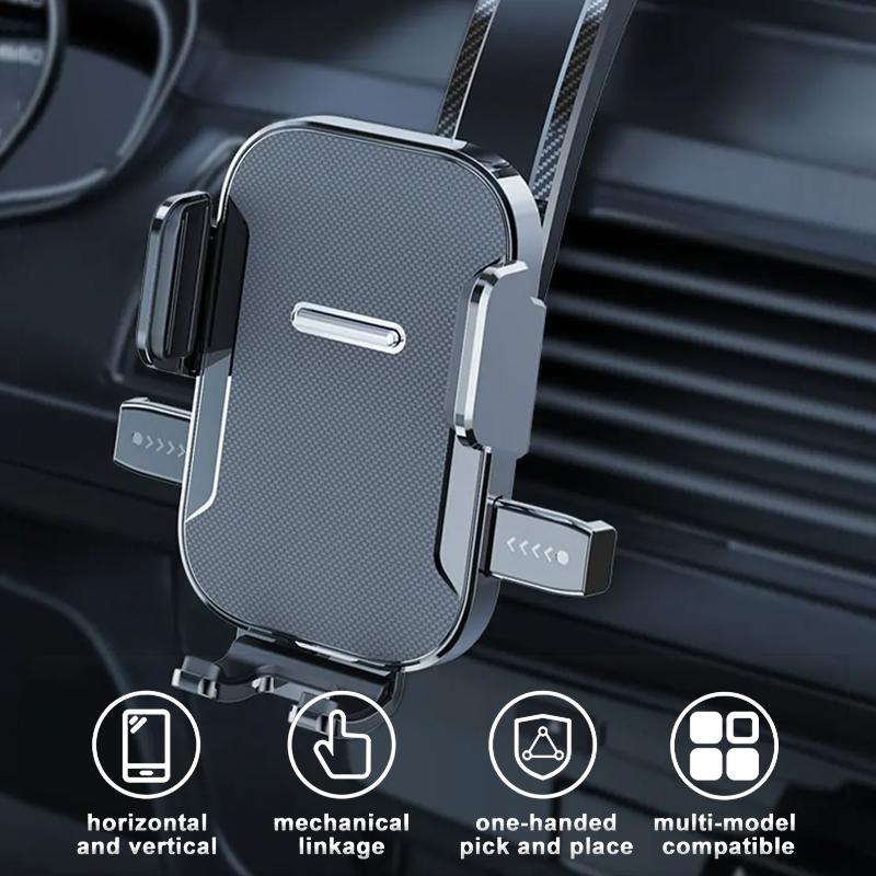 A29Car Phone Holder Stand Dashboard Mount 360° Rotatable Gravity Smartphone Holder With Extension Rod Bracket Gps Support