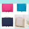 Travel Toiletry Bag With Hanging Hook And Dual Zippers For Bathroom Organization
