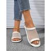 Plus Size Flat Back Strap Sandals