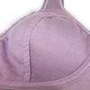 Women Front Buttons Elderly Underwear Wire-free Brassiere Front Closure Vest Cotton Sport Bras