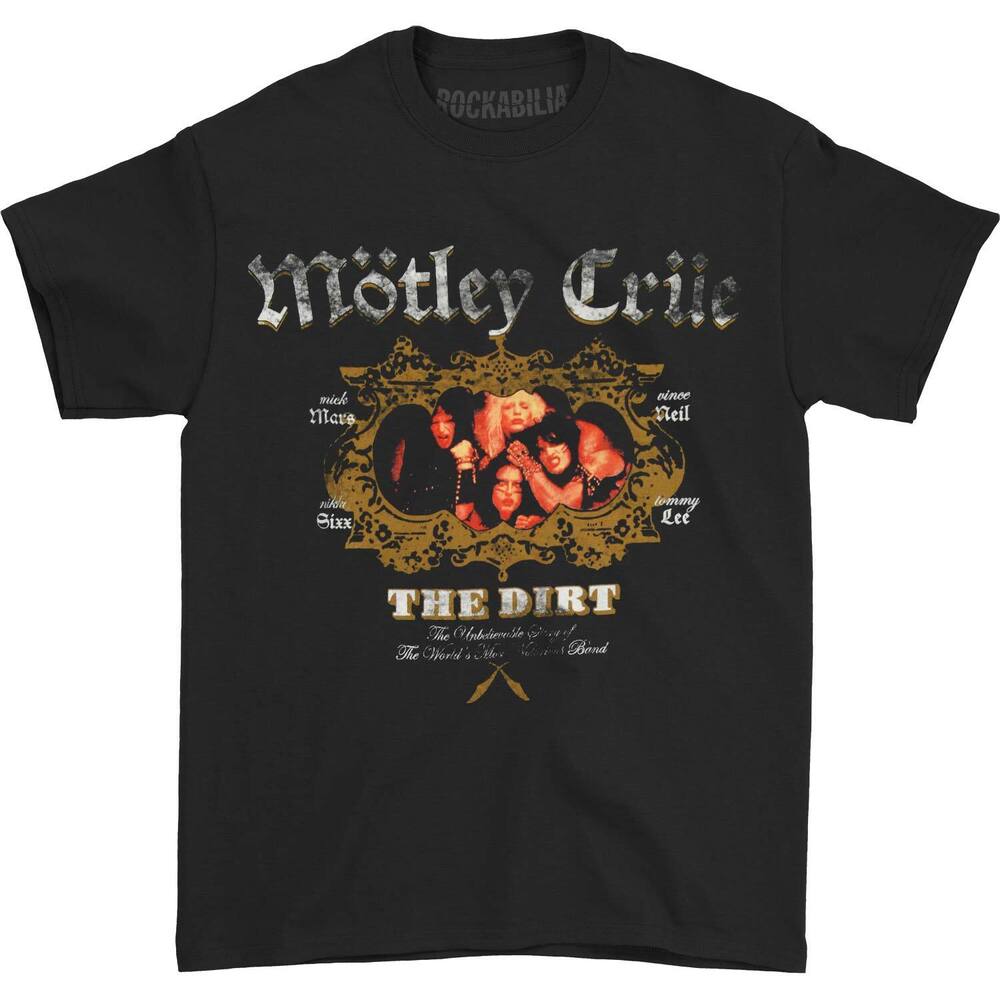 

Черная футболка унисекс Motley Crue The Dirt S