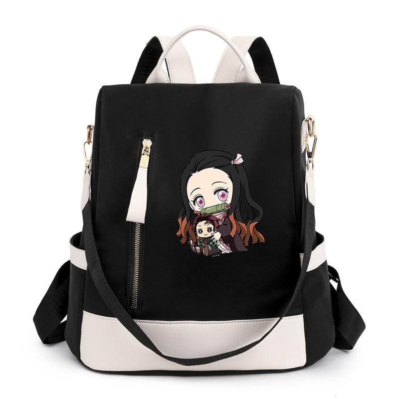 Stilvoller Oxford-Nylon-Rucksack für Damen Streetwear Reise Schultasche Mit Wasserdichten Diebstahlschutz-Merkmalen
