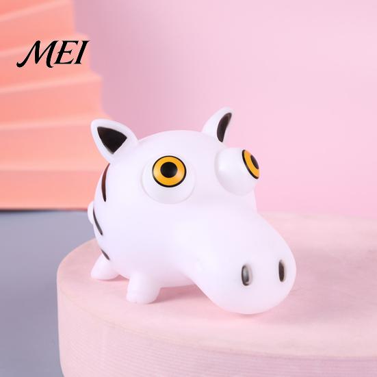 Animal Stress Relief Toy Popping Eyes Squeeze Toy, Cartoon Sensory Focus Aid Hand Relaxation Fidget Party Favors