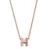 Rose Gold Plated Necklaces Women's Rose Gold H100066FOB4