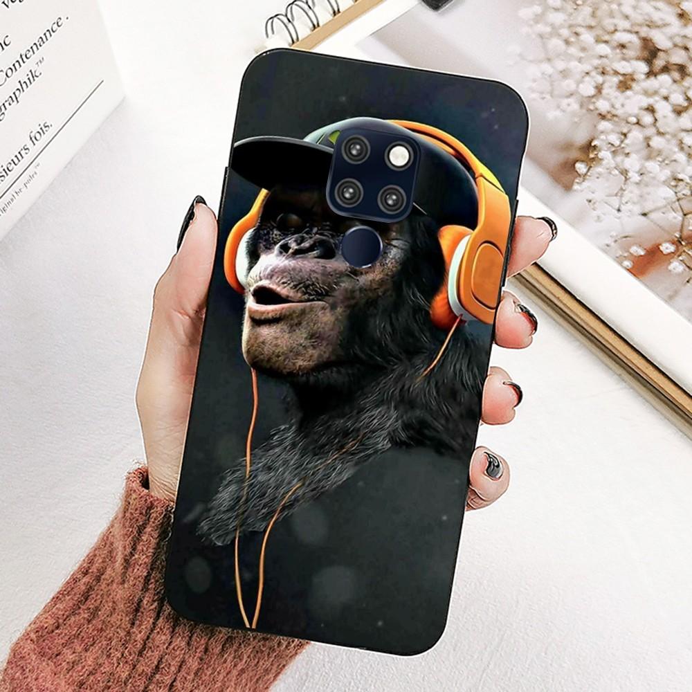 

COOL Monkey Gorilla Ape Phone Case For Huawei Mate 10 20 30 40 50 Lite Pro Nova 3 3i 5 6 SE 7 Pro 7SE Huawei Mate10Pro