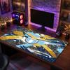 Lazio FC Theme Pattern Mouse Pad, Soccer Logo Design XXL Gaming Desk Mat Non-Slip Computer Mouse Pad