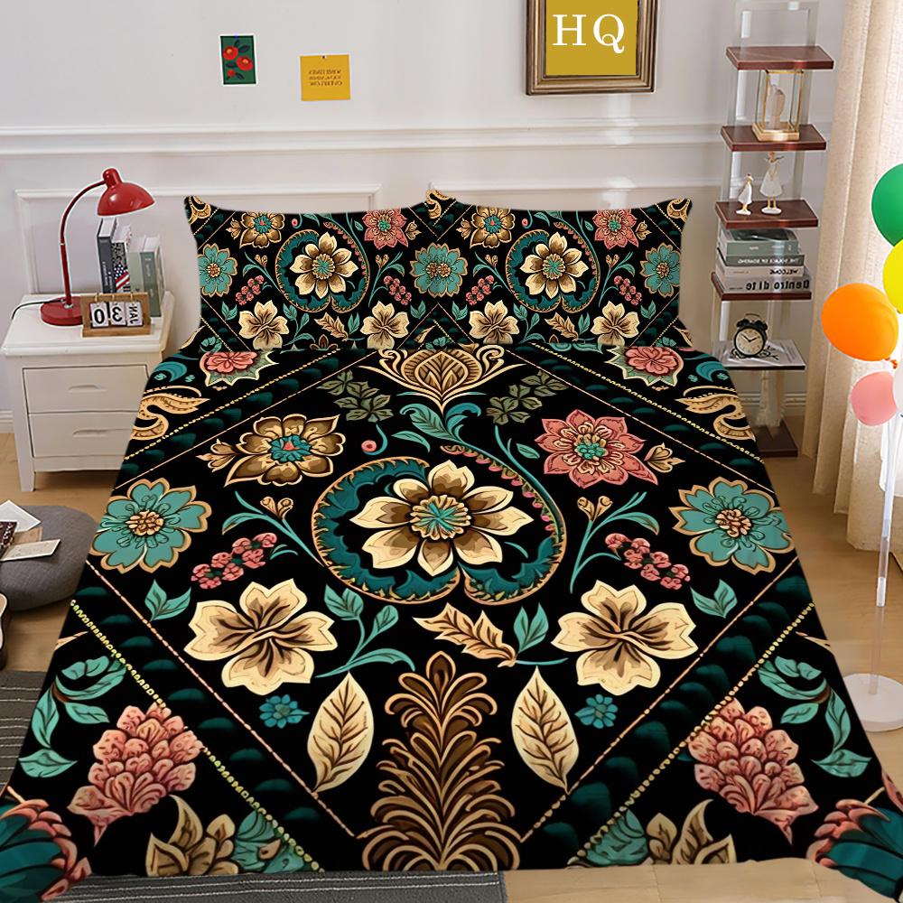 Zestaw poszewek na pościel King Size Kobieta Luksusowa pościel domowa Poliestrowa narzuta na kołdrę Zestaw poszewek na kołdrę