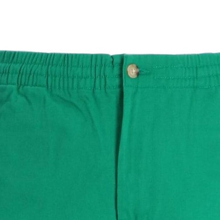 Polo Ralph Lauren SS24 Solid Color Mid-Rise Zipper Side Pocket Casual Shorts Men Shorts Billiard-Green 710644995-055
