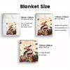 Anime Characters 2D Flat Pattern Flannel Blanket High quality All Seasons Warmth and Comfort Perfect for Christmas Gifts.PMT0914301