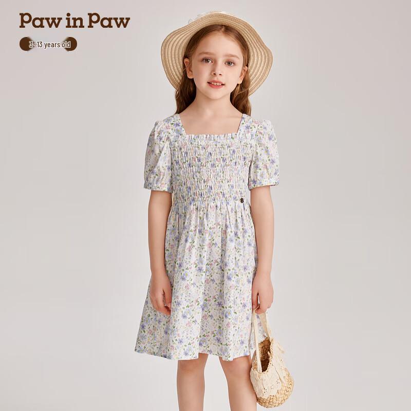 

PawinPaw Girls Floral A-Line Summer Dress 120