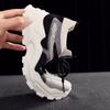 Spring and Summer New Sports Women's Shoes Breathable Soft-soled Casual Canvas Lightweight Running Thick-soled Dad Shoes