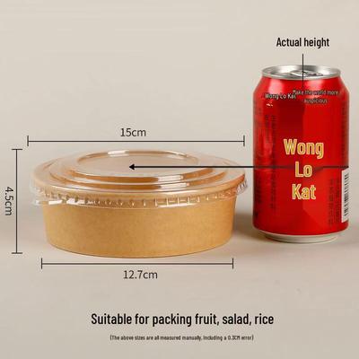 Yipan Disposable Food-Grade Salad Bowl with Lid