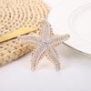 For Christmas Dinner European Table Decor Starfish Napkin Ring Wedding Reception Gold Starfish Zinc Alloy Construction