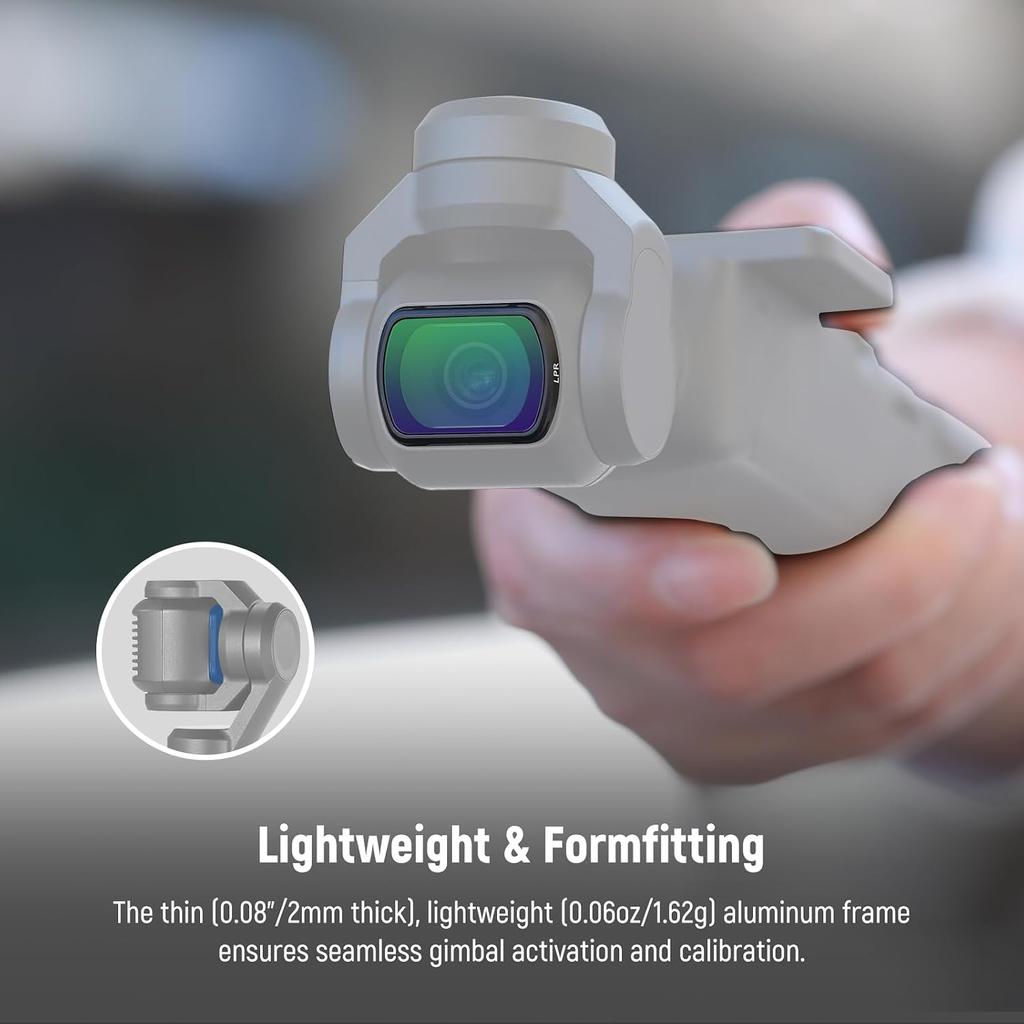NEEWER LPR Filter For  Osmo Pocket 3 / 4 / Xtra Muse, Multicoated HD Magnetic Light Pollution Reduction Night Lens Filter