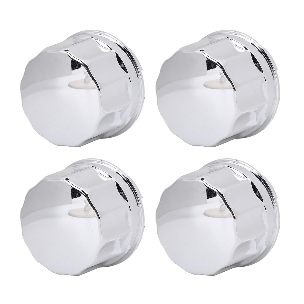 4Pcs ATV Tire Wheel Hub Cap Electroplating Finish Center Wheel Hub Cap Cover for 8Inch 10inch 12inch 14inch Alloy