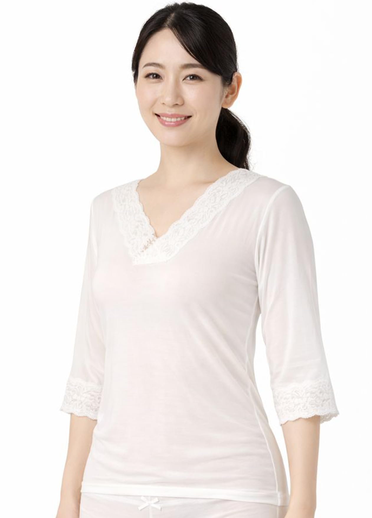 

[wyenishiya] Warm Women s Shirt, ML Size, Born from the Voices of Kyoto Geisha, Toray Winter Kimono Underwear, Japanese Clothing Underwear, Winter
