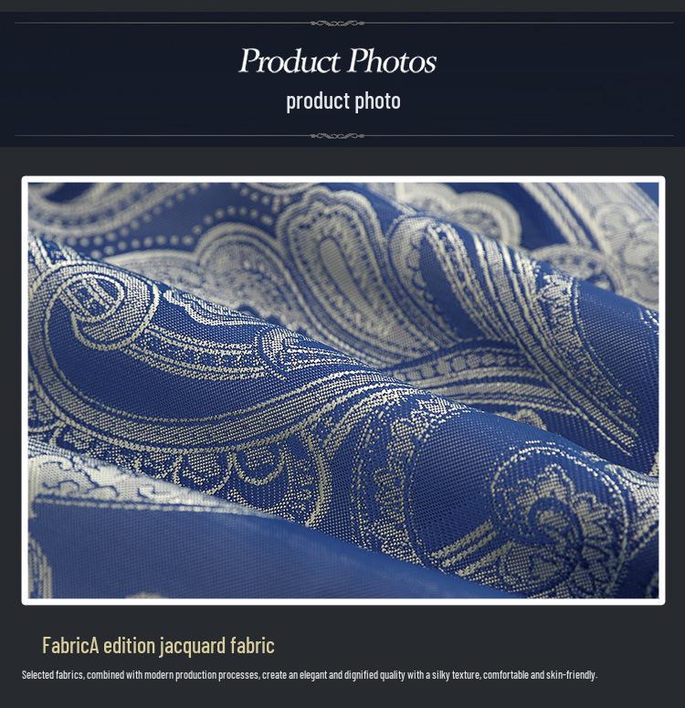 European Silk Cotton Jacquard Wedding Bedding Set - Four-Piece Duvet Cover Gift
