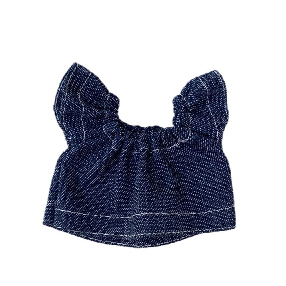 10cm Cotton Doll Fashion Jeans Shirt Pants Cotton Doll Trousers For Casual Wears Doll Clothes Accessories Kids Toys