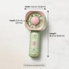 Strong Airflow High Speed Fan Quiet Operation Portable Fan Portable Handheld Mini Fan  Student Use