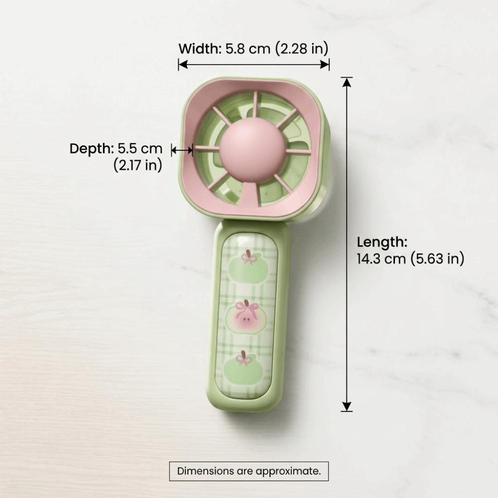 Strong Airflow High Speed Fan Quiet Operation Portable Fan Portable Handheld Mini Fan Student Use