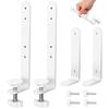 2Pcs Storage Pegboard Stand Heavy Duty Tabletop Bracket for Pegboard Panel Desk Mount Wear Resistant Fixing Accessory