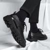 Summer Men's Shoes Anti Slip Breathable Black Small New Style Men's Business Casual Shoes Men