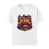 Memorial Los Angeles Game Short Sleeve TShirt Pure Cotton Comfortable Breathable Youthful Style for Unisex Summer Wear Streetwear