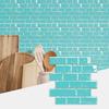 10pack Auto Adhesive 3D Brick Texture Wallpaper Waterproof PVC Decals For Backsplash And Feature Walls