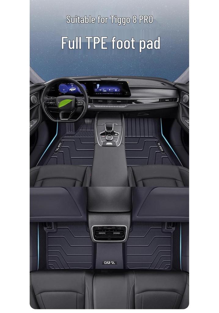 Chery Tiggo 8 PRO Full Coverage TPE Floor Mats - 2022-2025 Models