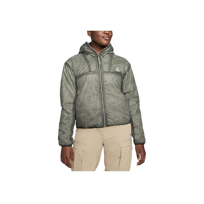 

Nike Packable Full-Zip Warm Cotton Jacket Women Outerwear Light-Army-Green DJ1262-321 L