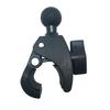 Motorbike Bike Fixed Bracket 25mm Ball for Head Adapter Handlebar Mirror Holder Base Bracket for Action Camera GPS  Black