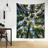 Tree Top Sky Forest Wall Decor Tapestry Home Living Room Tapestry