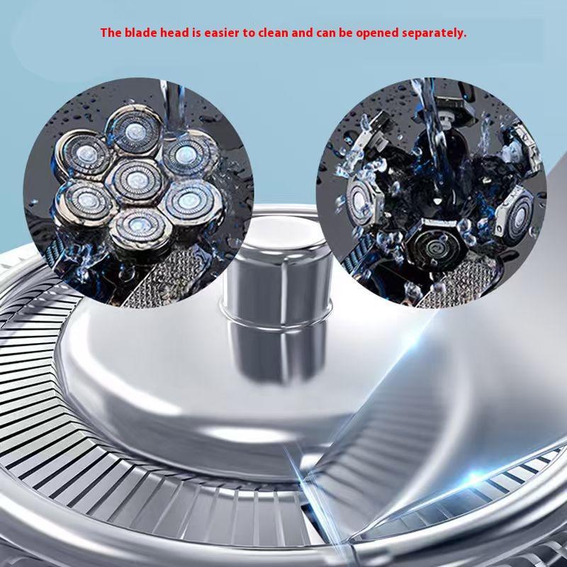 Mens 7 Blade Razor Replacement Shaving Heads Floating Washable Electric 7D Shavers Trimmers Kit Cutter Blades