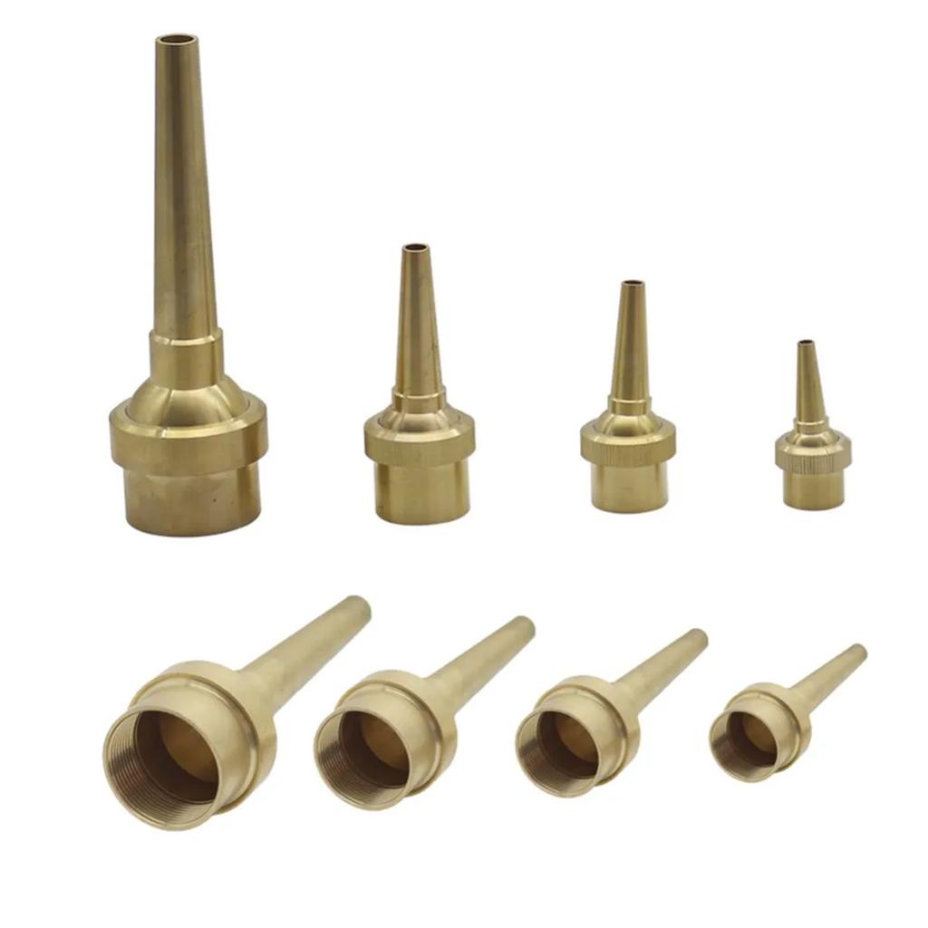 Adjustable Brass Straight Jet Fountain Nozzle 1/2" 3/4" 1" 1.5" Universal Sprinkler Garden Yard Landscape Water Column Ornaments
