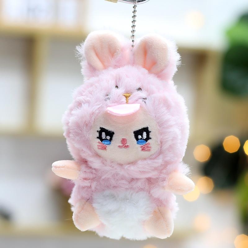 Nou Pandantiv Jucărie de Pluș Animal Drag Păpușă Drăguță Breloc Păpușă Decorațiune Agățată pentru Geantă de Școală