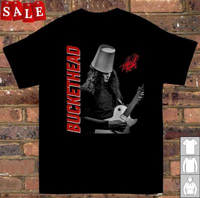 Nueva Popular Camiseta Buckethead Guitarra Regalo Para Fans Unisex S-5XL JM495