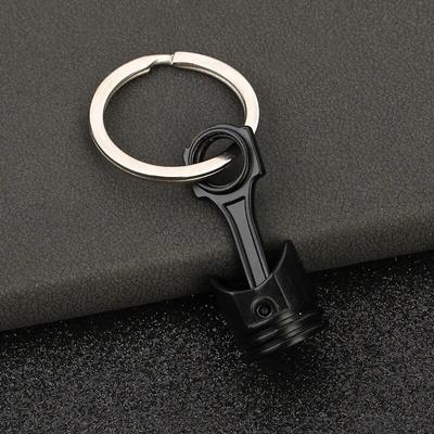 Portachiavi creativo in metallo a forma di pistone del motore modificato per auto, da uomo, multifunzionale, da appendere alla vita, alla moda.